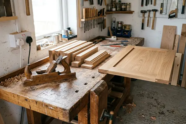 Illustration of carpentry and joinery work