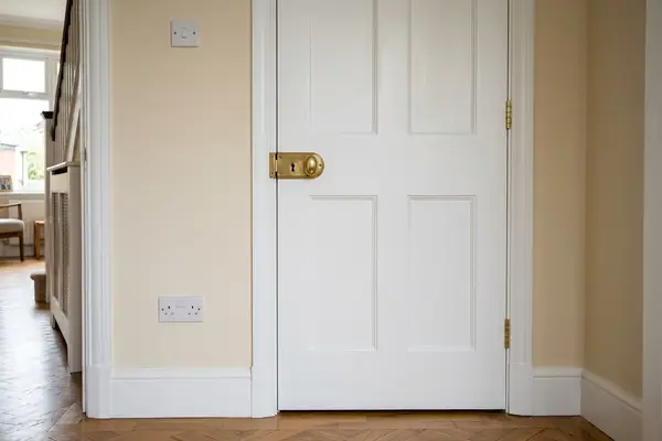 Illustration of new internal doors and skirting
